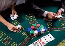 Ruang live Ezugi bertema emas